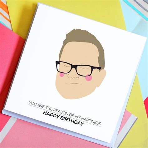 Personalised Birthday Card For Him By Rabal | notonthehighstreet.com