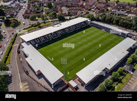 Burton albion drone aerial view stadium hi-res stock photography and ...