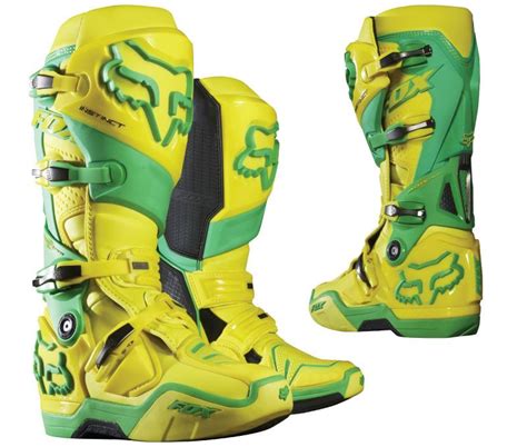 Fox - Instinct LE Boot- Green/Yellow | Boots | Pinterest | Motocross, Motocross gear and Dirt biking