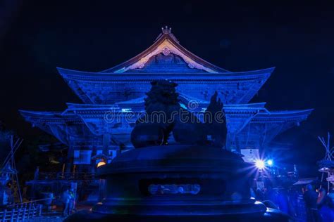 Zenkoji Illumination To Celebrate Olympics Editorial Image - Image of main, landmark: 137648120