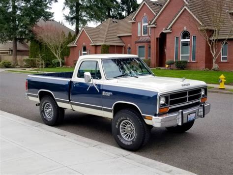 1987 Dodge Power Ram LE-150 Custom Royal/SE 4x4 Short Bed V8 Super Rare!! for sale: photos ...