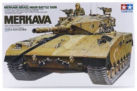 35127 | Tamiya 1/35 Israeli MBT Merkava Tank Scaled Plastic Model Kit