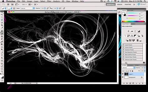 Photoshop Tutorial: Abstract art Easy!!!! - YouTube