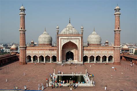 Delhi, India: Jama Masjid courtyard | A view of the courtyar… | Flickr