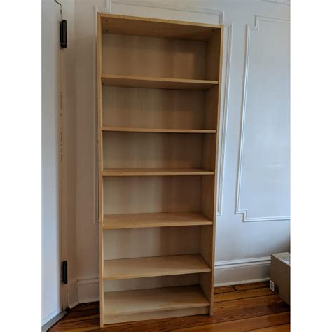 Ikea Billy Birch Veneer Bookcase - AptDeco