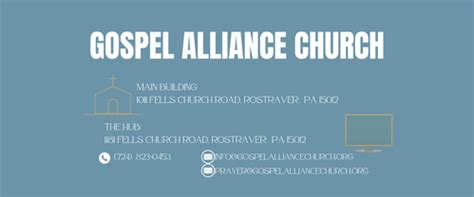 Gospel Alliance Church - Welcome