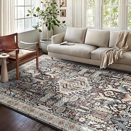 Amazon.com: YOUFORTONG Washable 8x10 Area Rugs: Rugs for Living Room Ultra Soft Carpet for ...