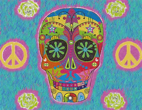 Hippie Skull by lee31 on DeviantArt