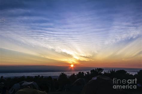 Kilimanjaro Sunrise Above a Sea of Clouds I Photograph by Scotts Scapes - Fine Art America