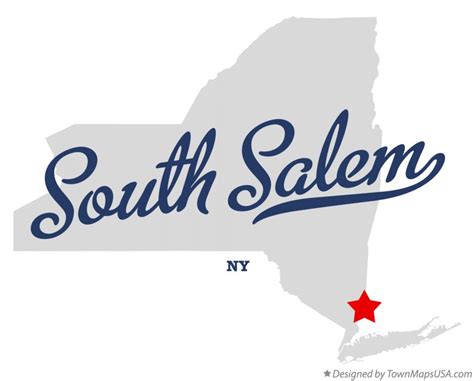 Map of South Salem, NY, New York