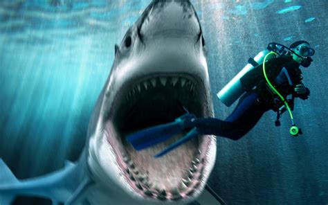 Shark Attack Wallpaper - WallpaperSafari