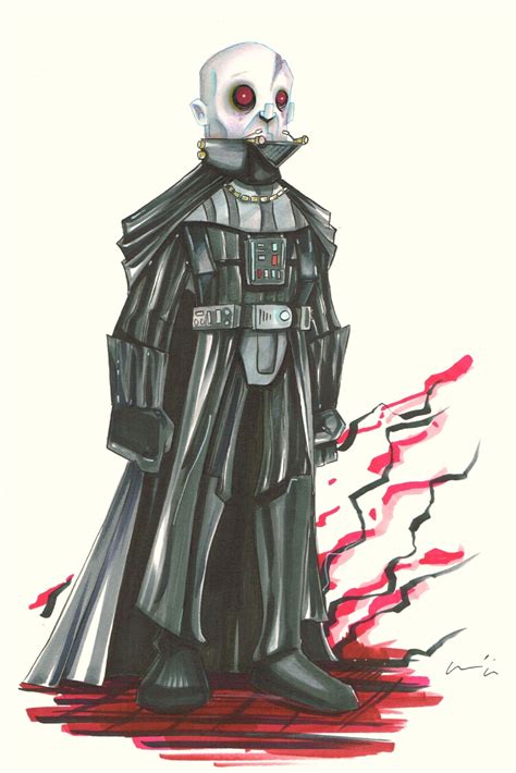 Darth Vader Unmasked - Uminga, in Byron Hamm's Star Wars Comic Art Gallery Room