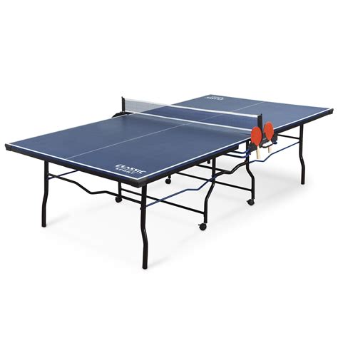 Classic Sport 3000 Two Piece Table Tennis Table; Tournament Size 9 ft. x 5 ft. - Walmart.com ...