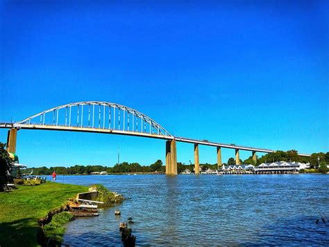 Chesapeake City Bridge Photograph by Chris Montcalmo - Fine Art America