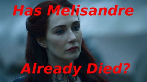 Was Melisandre Resurrected Herself? - Game of Thrones Season 8 / ASOIAF ...