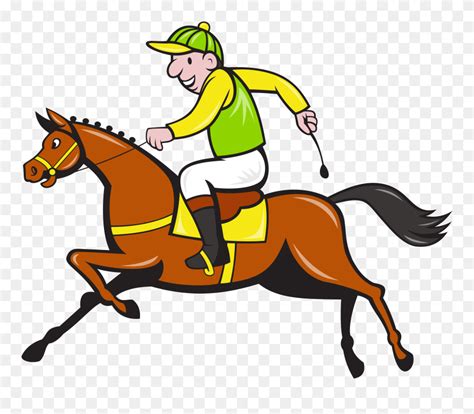 Png Jockey Transparent Images - Cartoon Horse Racing Clipart (#5409439 ...