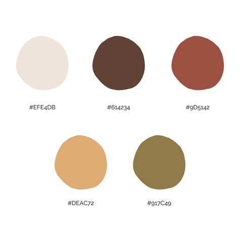 Rustic Boho Earthy Bold Brand Color Palette in 2021 | Brand color palette, Brown color palette ...