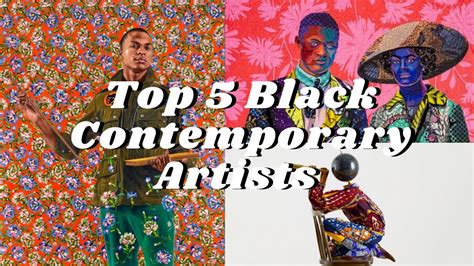 Top 5 Black Contemporary Artists You Should Know