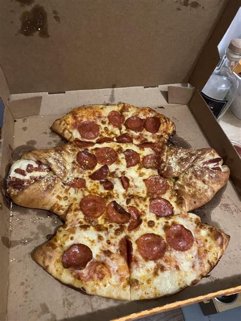 My brother ordered Little Caesars "Batman" pizza : r/PizzaCrimes