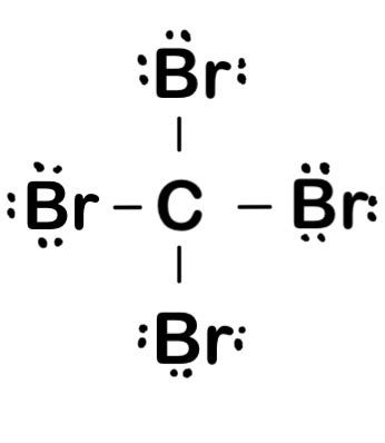 Draw Lewis structure for CBr4. | Homework.Study.com