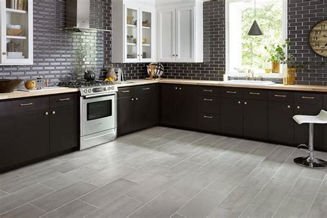 Concrete Gray Gray Ceramic Tile | Grey ceramic tile, Kitchen flooring ...