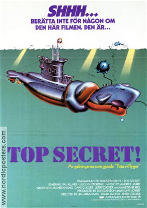 TOP SECRET Movie poster 1984 original NordicPosters