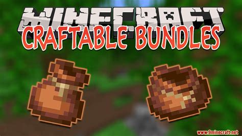 Craftable Bundles Data Pack (1.19.3, 1.18.2) - Crafting Recipe for ...