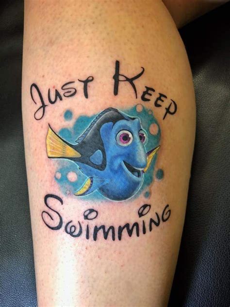 Just Keep Swimming by Chaz Garner @ Stay Gold Tattoo Studio in ...