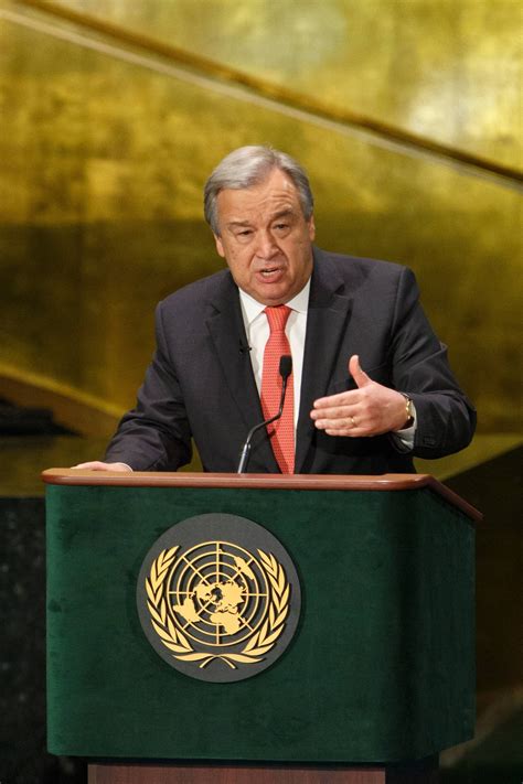 UNITED NATIONS July 12 2016 UN secretary general candidate Antonio Guterres of Portugal attends ...