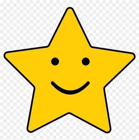 Cute Star Clipart - Smile Star - Free Transparent PNG Clipart Images ...