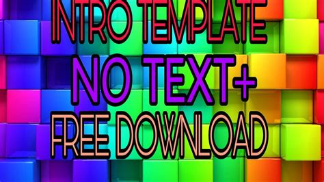 5 Intro templates| No text+free download - YouTube