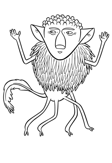 Free Printable Weird Funny Coloring Page for Adults and Kids - Lystok.com