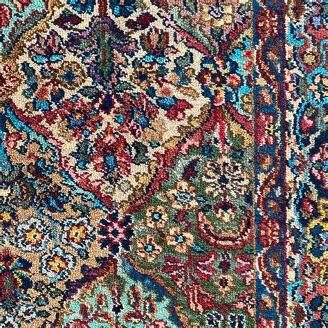 Vintage Karastan Multi-Color Kirman Wool Rug-4′2″ × 6′ | Chairish