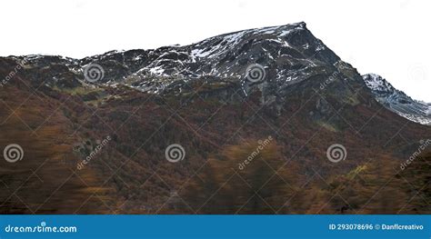 Andes Mountains Landscape Isolated Photo Stock Photo - Image of south ...