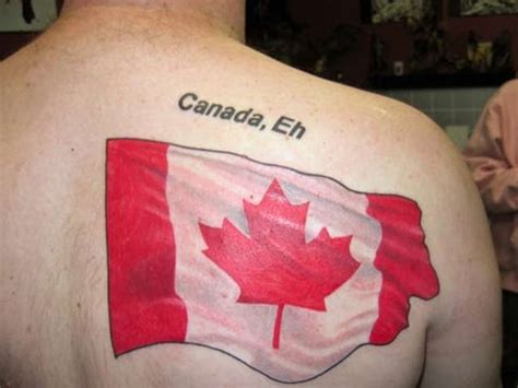 18 Patriotic Canadian Flag Tattoos - TattooBlend