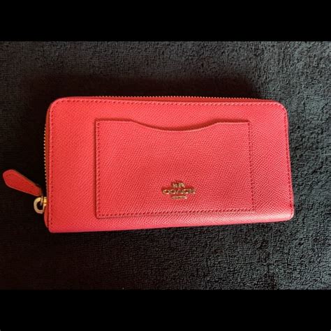 Bags | New Coach Full Size Strawberry Wallet | Poshmark