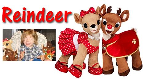 REINDEER CHRISTMAS Plush Toys! 🎅 RUDOLPH CLARICE 🎅Santa's Reindeer Donner Dancer - YouTube