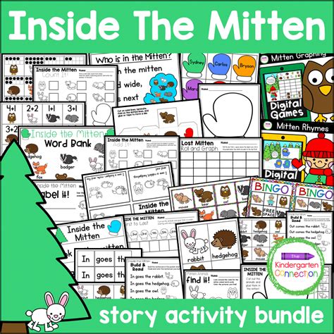 The Mitten Story Activities Bundle - The Kindergarten Connection