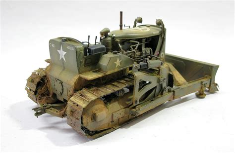 Panzerserra Bunker- Military Scale Models in 1/35 scale: Caterpillar D7 Bulldozer - Hydraulic ...