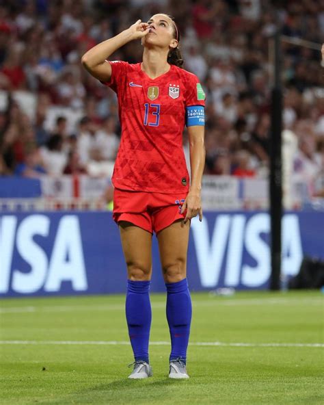 ALEX MORGAN at FIFA World Cup USA vs. England Match in Lyon 07/02/2019 ...