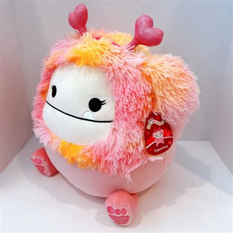 Squishmallows 16" Valentines Day Caparinne the Pink Bigfoot - Walmart.com