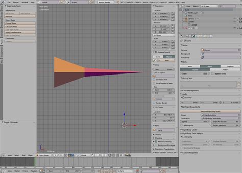 Rotation in rigid body physics - Blender Stack Exchange