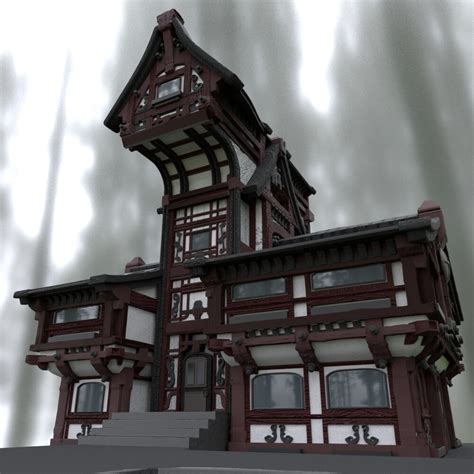 ArtStation - Two-story Tudor Tower