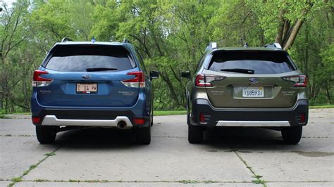 Subaru Outback vs. Forester Comparison | Specs, price, features, handling, cargo | Autoblog