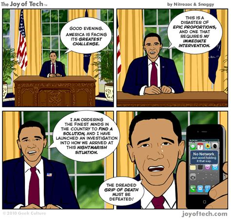 iPhone Savior: Obama Speaks Out On iPhone 4 Grip of Death