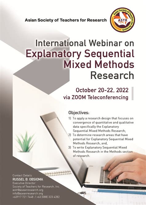 Asean Research Organization - International Webinar on Explanatory Sequential Mixed Methods Research