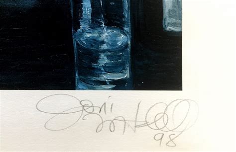 Joni Mitchell – Signed 1998 Lithograph of Daughter Kiluaren Gibb