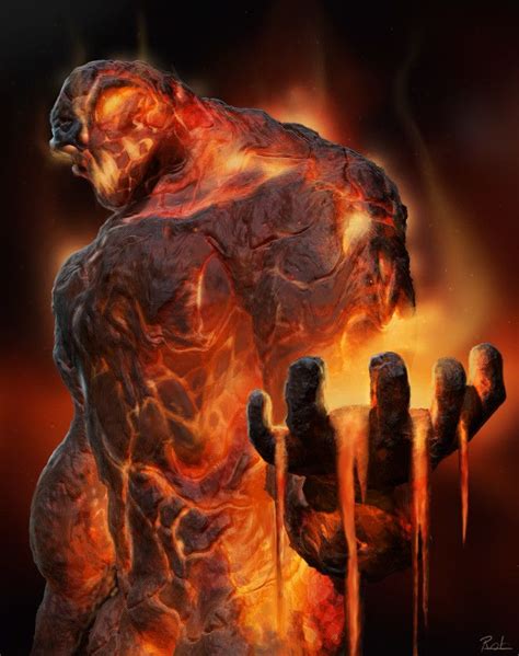 Картинки по запросу lava man | Art logo, Painting, Character concept