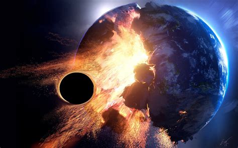 #4526219 planet, 3D, space, destruction, black holes - Rare Gallery HD Wallpapers