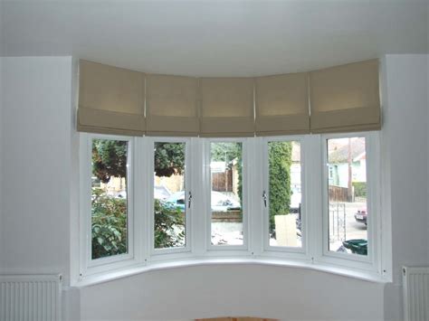 Bay Window Roman Blinds - In2interiors